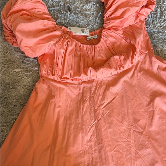 Abercrombie & Fitch Summer Dress in Apricot - Picture 4 of 7